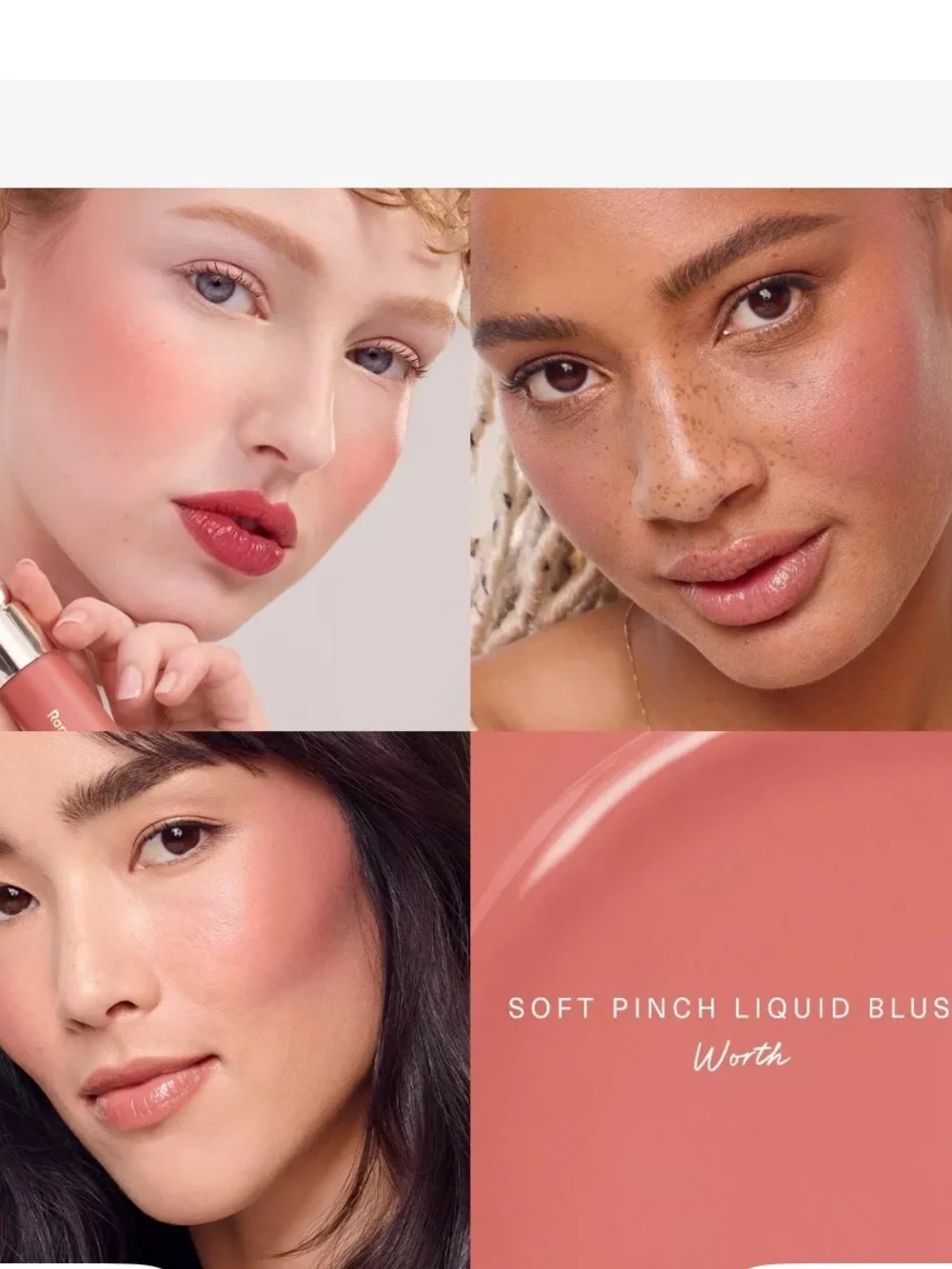 Rare Beauty Soft Pinch Liquid Blush Worth (true rose dewy) New FullSz